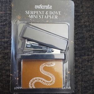 Serpent And Dove Mini Stapler